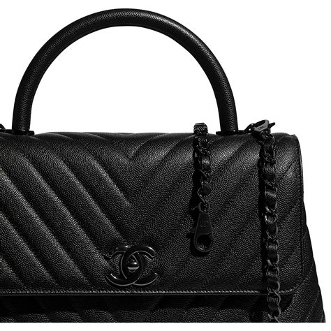 sac à rabat avec poignée chanel